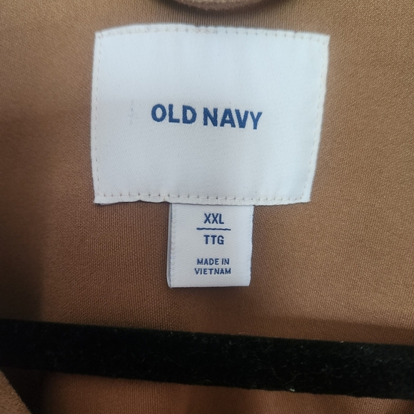 Old Navy *NEW Plus Size Faux Suede Tan Camel  Moto Jacket Size XXL - Picture 11 of 13